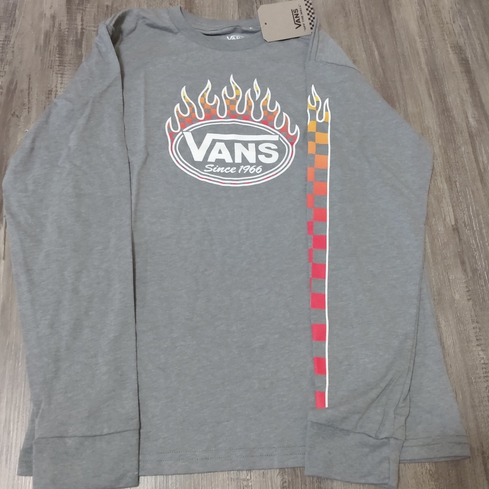NWT Vans Long Sleeve M 10-12